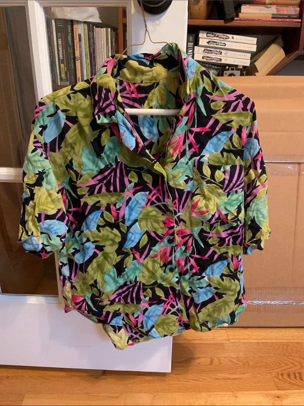 Vintage 80s/90s Tropical Button Up